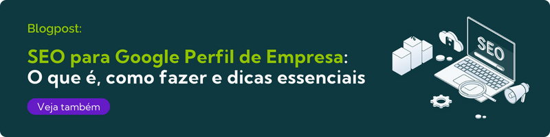 Blogpost sobre SEO para google perfil de empresa